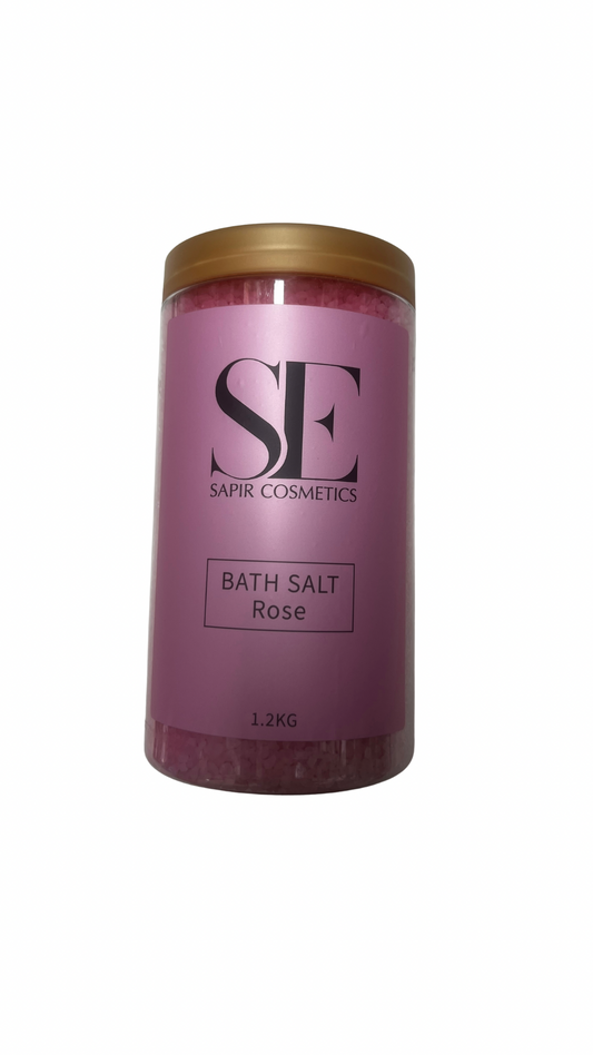 מלח אמבט SE ורוד בריח ורדים לפדיקור - 1.2 ק״ג