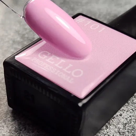 לק ג'ל ג'לו צבע פסטל ורוד מסטיק בהיר GELLO 101