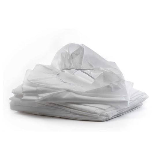 עלמה סדין כיסוי חד פעמי עם גומי איכותי למיטת טיפולים 10 יחידות - לבן