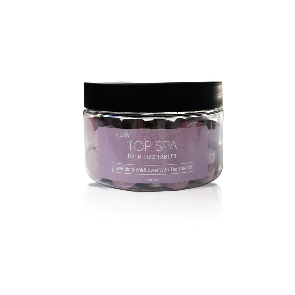 פצצת אמבטיה לפדיקור 50 יחידות-לבנדר פרחי בר