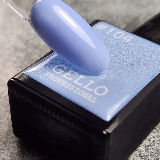 לק ג'ל ג'לו צבע כחול פסטל GELLO 104