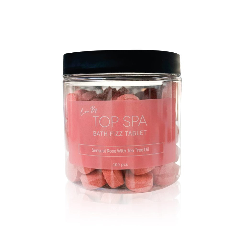 פצצת אמבטיה לפדיקור 100 יח' – ורוד חושני