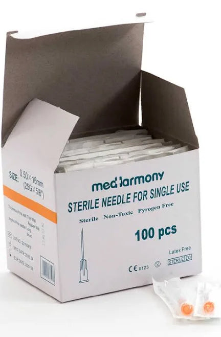 מחט למיליום מחטים לניקוז - מארז 100 יחידות