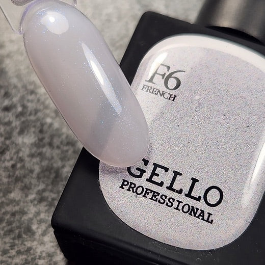 לק ג'ל ג'לו צבע פאני באני כחלחל עם נצנץ GELLO F6