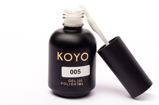 לק ג’ל KOYO גוון 005 פאני באני חלבי שקוף