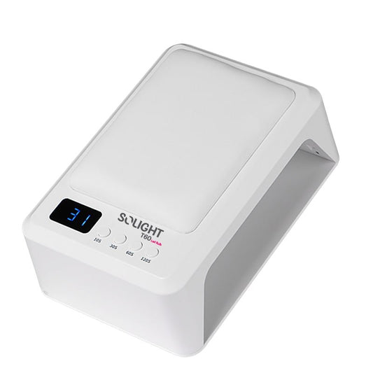 סולייט מנורת ייבוש לשתי ידיים + כרית להנחת היד - SOLIGHT T60