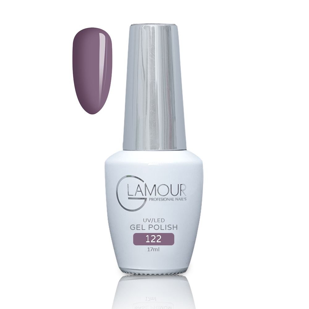 לק ג’ל מס’ 122, 17 מ”ל – Glamour