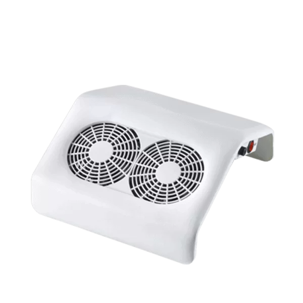 שואב אבק שולחני כפול ועוצמתי עם 2 מאווררים - משולב מעמד ליד