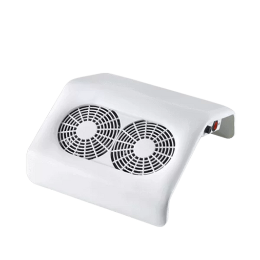 שואב אבק שולחני כפול ועוצמתי עם 2 מאווררים - משולב מעמד ליד