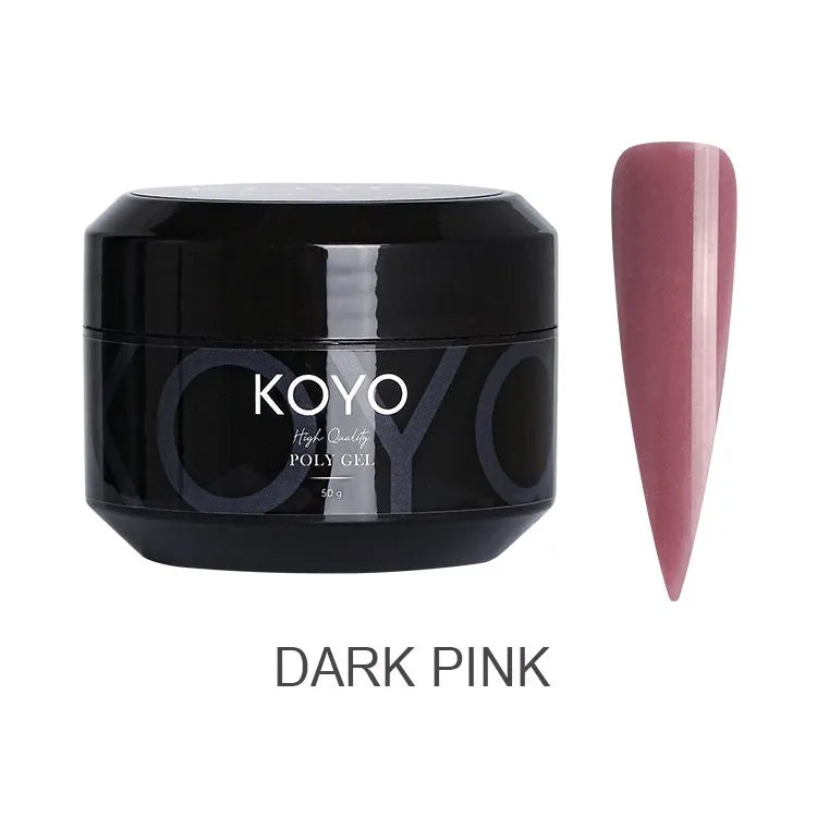 פוליג'ל KOYO dark pink מל 50