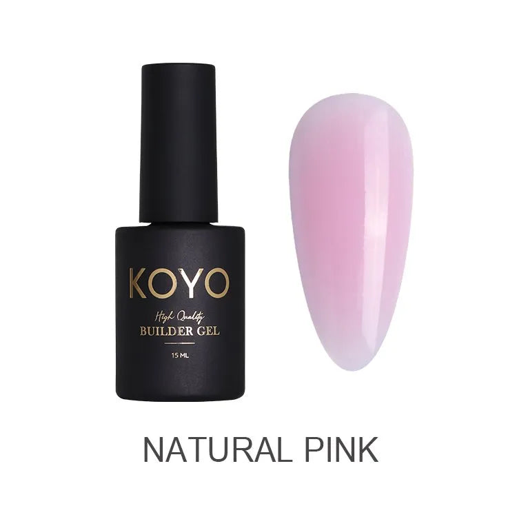 ג'ל בנייה KOYO natural pink מל 15
