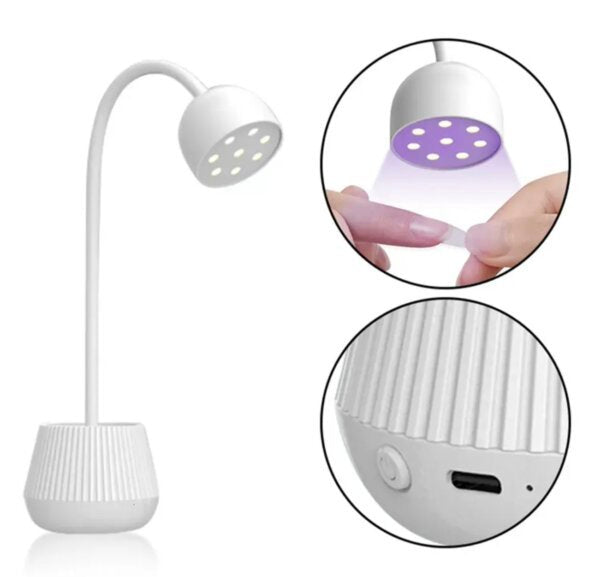 מנורת לד שולחנית -מותאמת לטיפס ג'ל בנייה הפוכה וקישוטים