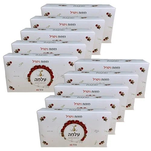 קרטון כפפות ורודות של עלמה - 10 חבילות במבצע !