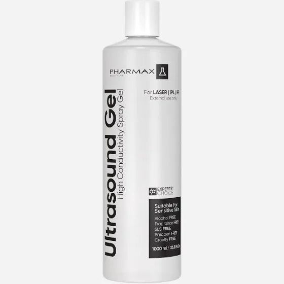 פארמקס - ג’ל אולטרסאונד ליזר - ניתן לרסס או למרוח - 1 ליטר
