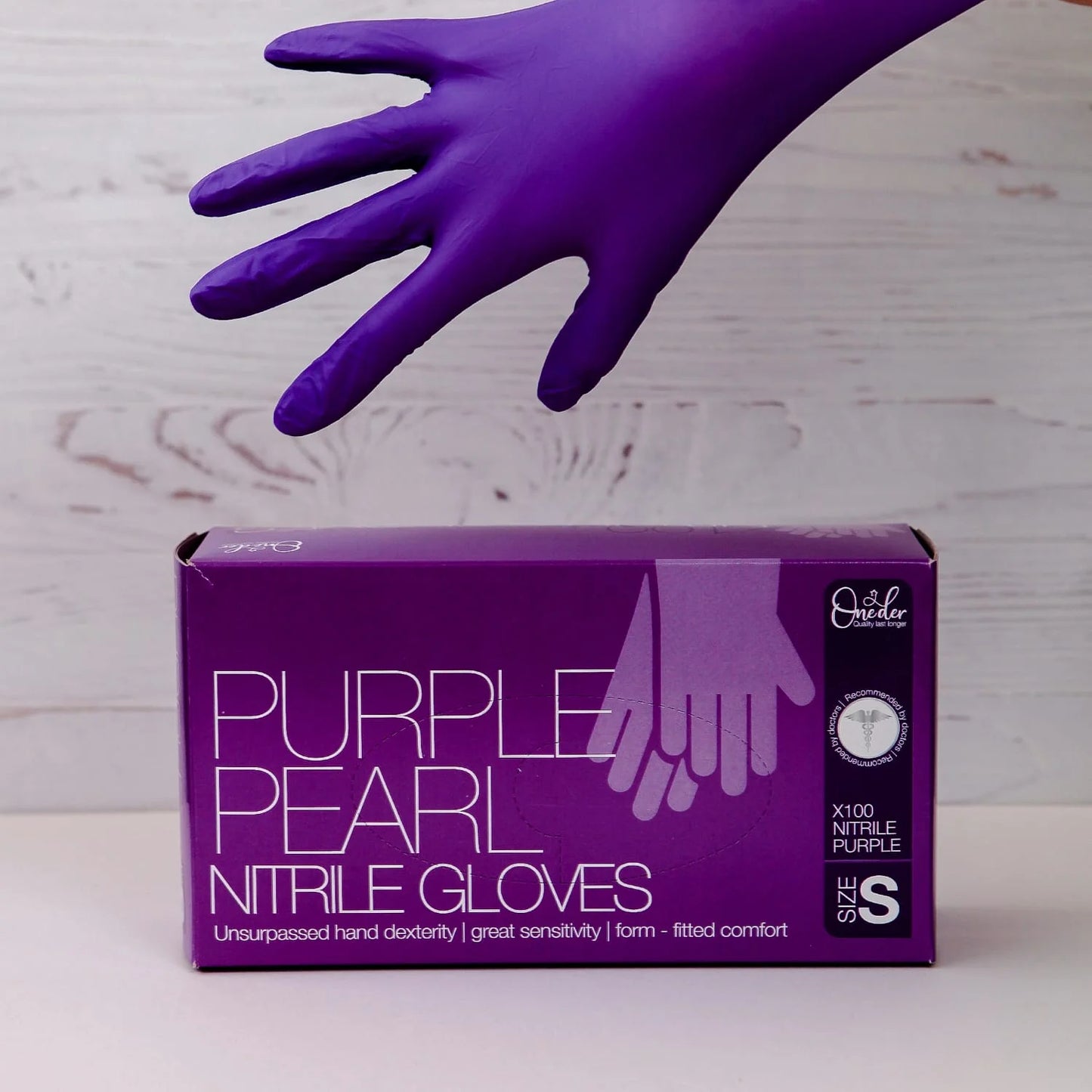 מבצע ! 4 חבילות כפפות סגולות ב115₪