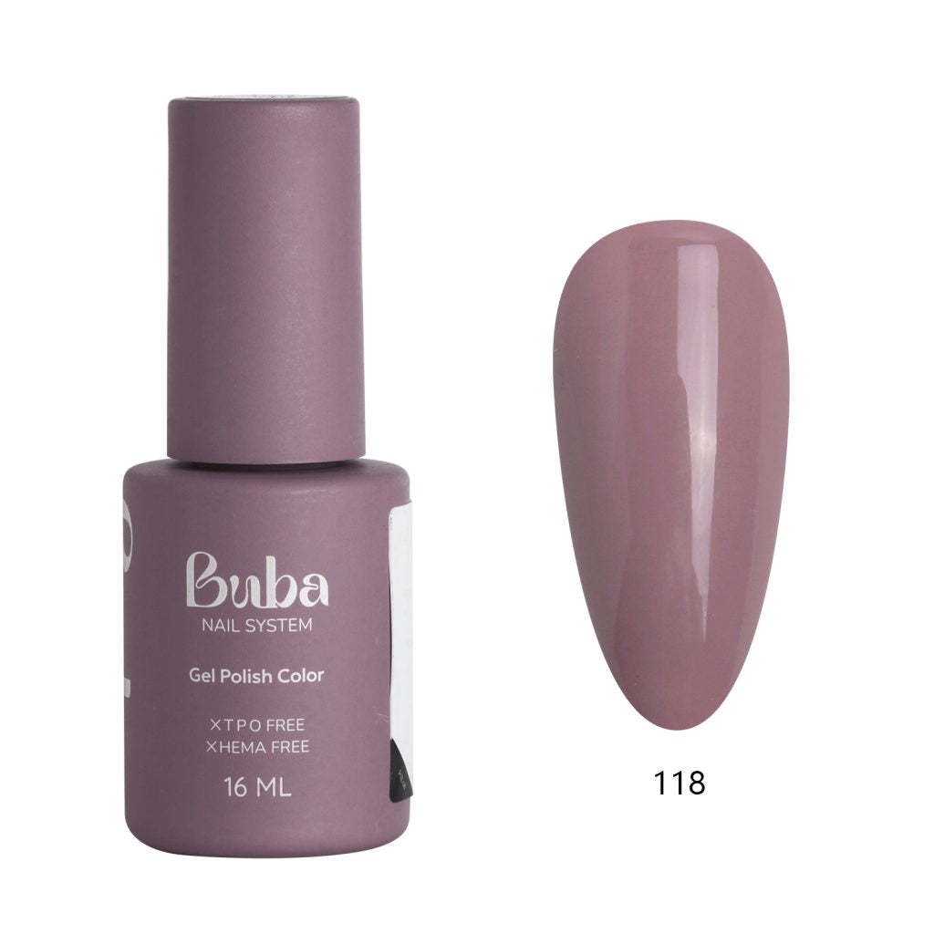 לק ג׳ל בובה Buba HEMA FREE גוון 118
