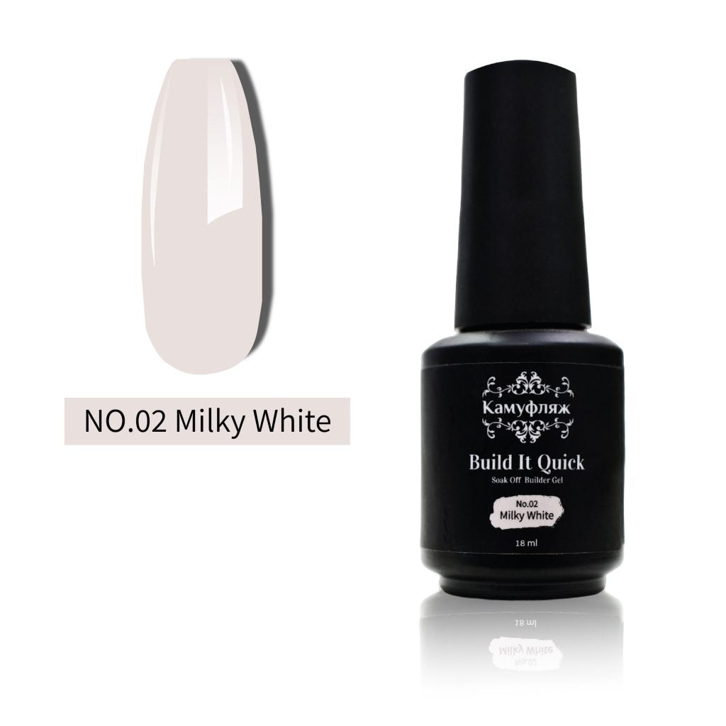 ג'ל בנייה קומופלאז 02-Milky white