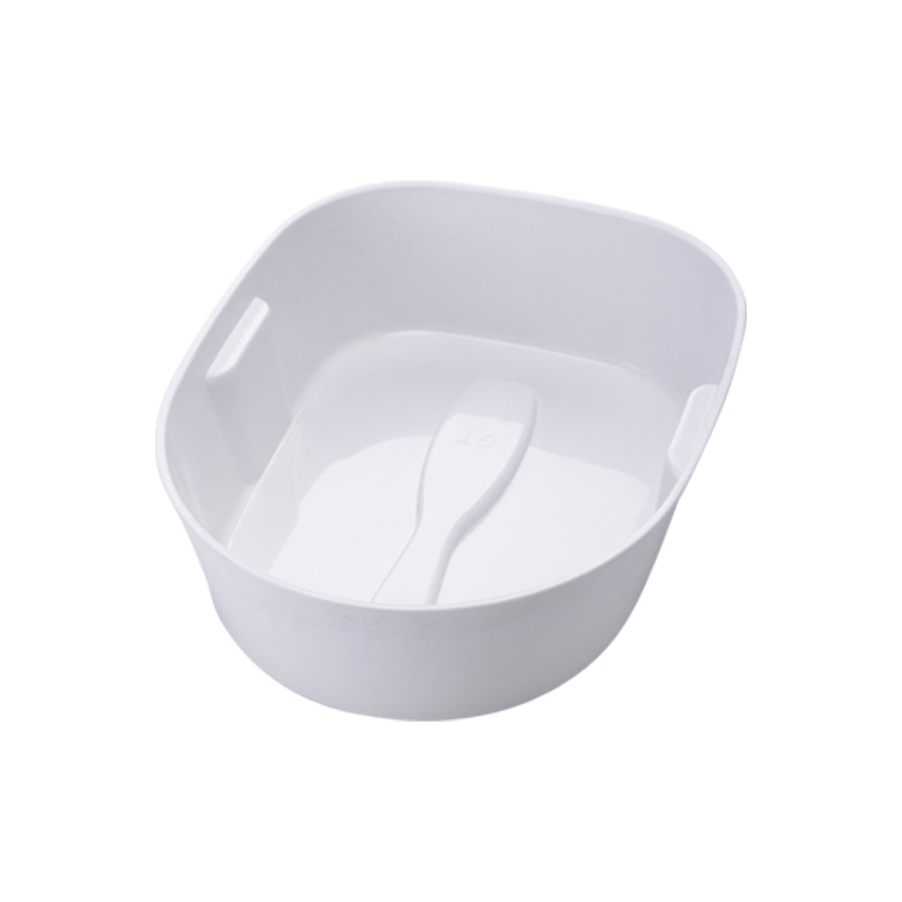 גיגית פדיקור לבנה