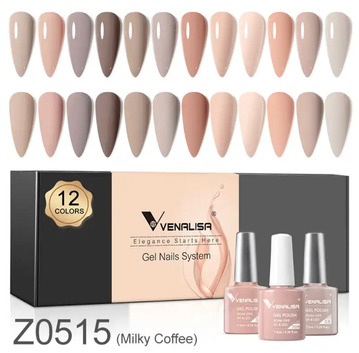 Venalisa - קיט 12 צבעי