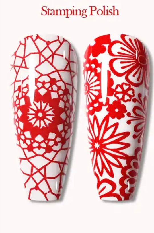 לק חותמות - אדום