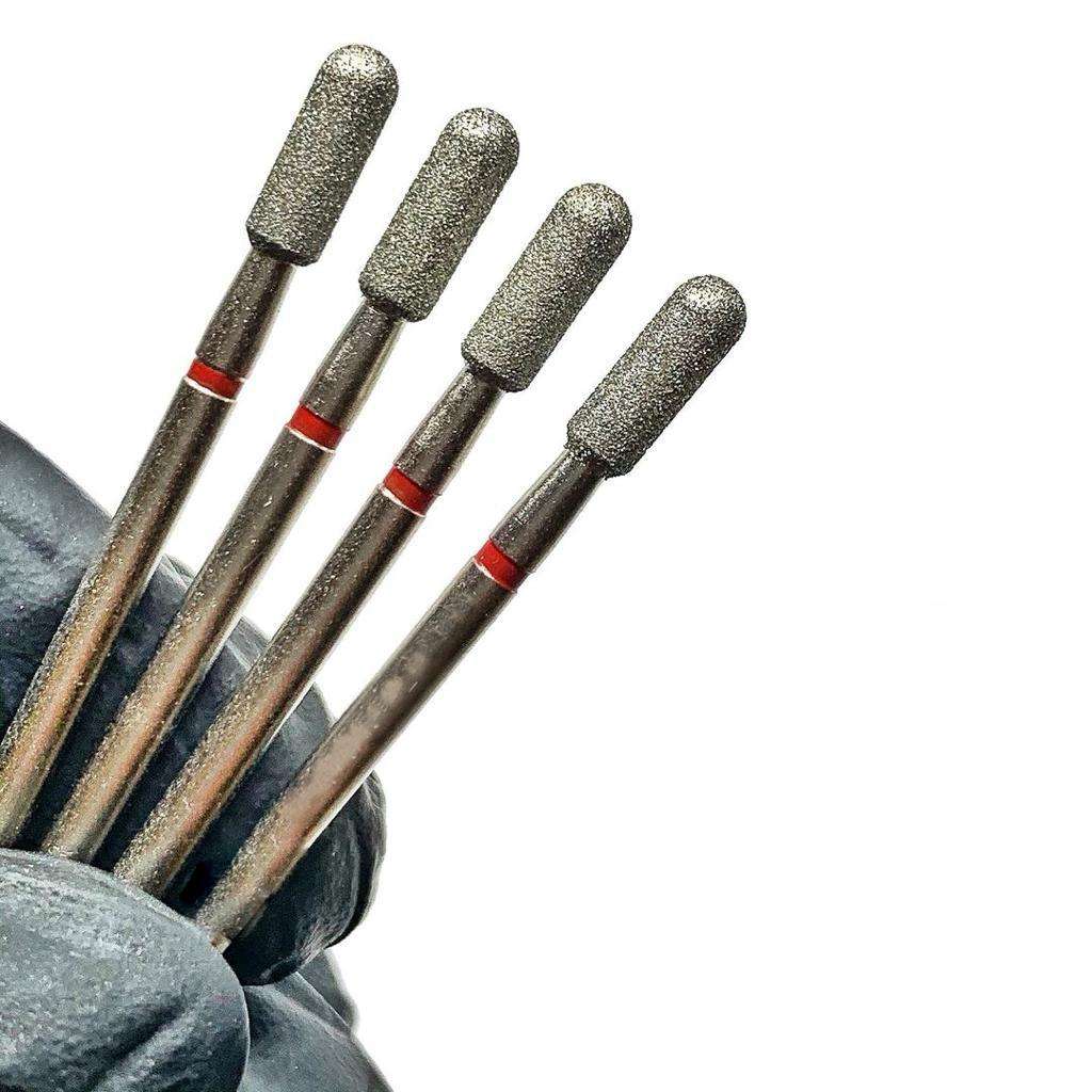 ראש מניקור אדום - צילינדר