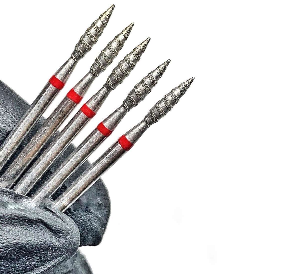 ראש מניקור אדום טורנדו - להבה 0.23