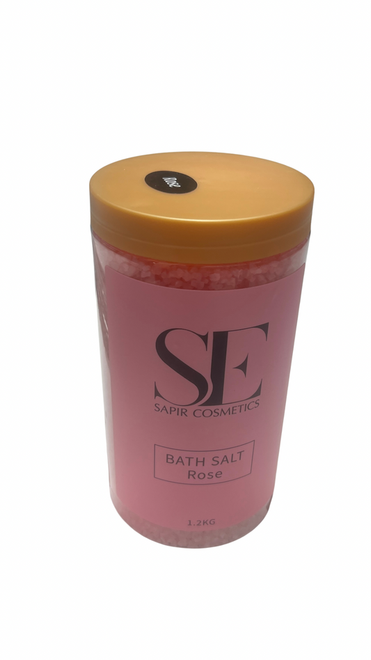 מלח אמבט SE ורוד בריח ורדים לפדיקור - 1.2 ק״ג