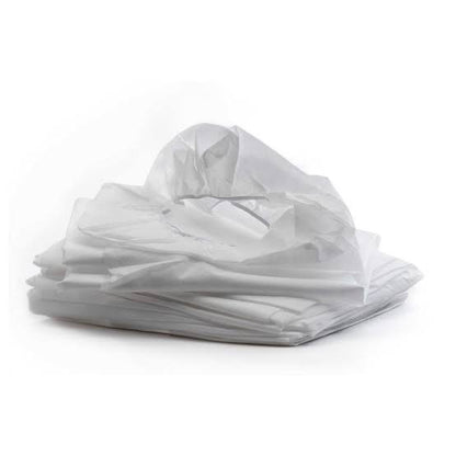 עלמה סדין כיסוי חד פעמי עם גומי איכותי למיטת טיפולים 10 יחידות - לבן