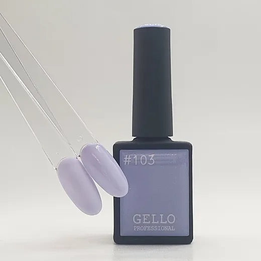 לק ג'ל ג'לו צבע סגול פסטל GELLO 103
