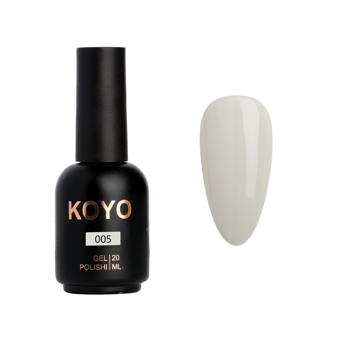 לק ג’ל KOYO גוון 005 פאני באני חלבי שקוף