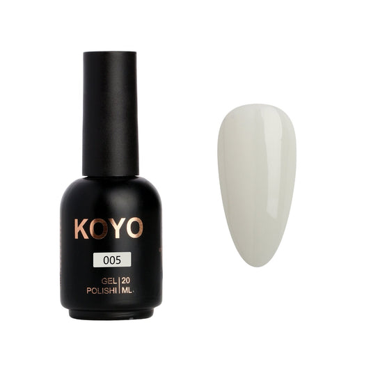 לק ג’ל KOYO גוון 005 פאני באני חלבי שקוף