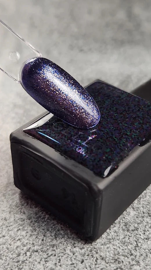 לק ג'ל ג'לו צבע נצנץ פלאש כחול GELLO 95