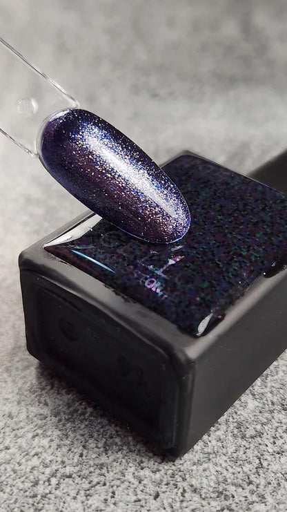 לק ג'ל ג'לו צבע נצנץ פלאש כחול GELLO 95