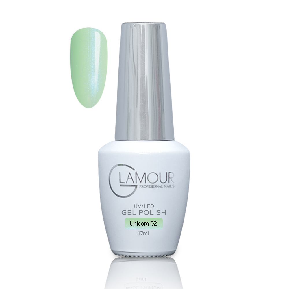 לק ג’ל יוניקורן מס’ 02 Unicorn – מ”ל 17 – Glamour