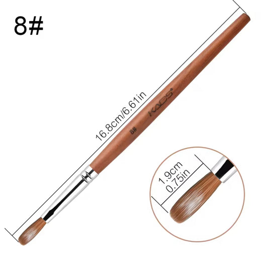 מכחול לאקריל שיער אמיתי מספר 8