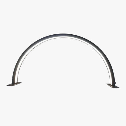 מון לייט שולחנית לבנה המקורית מבית גלוטק - מנורת לד שולחן פרמיום עם דימר חצי עיגול