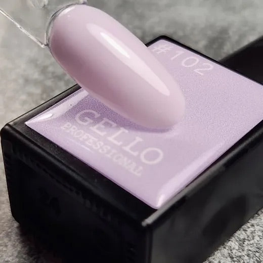 לק ג'ל ג'לו צבע סגול פסטל בהיר GELLO 102