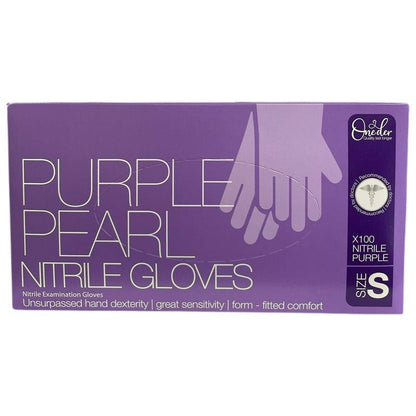 קרטון - 10 חבילות כפפות ניטריל סגולות חזקות במיוחד מותאם לאלרגיות