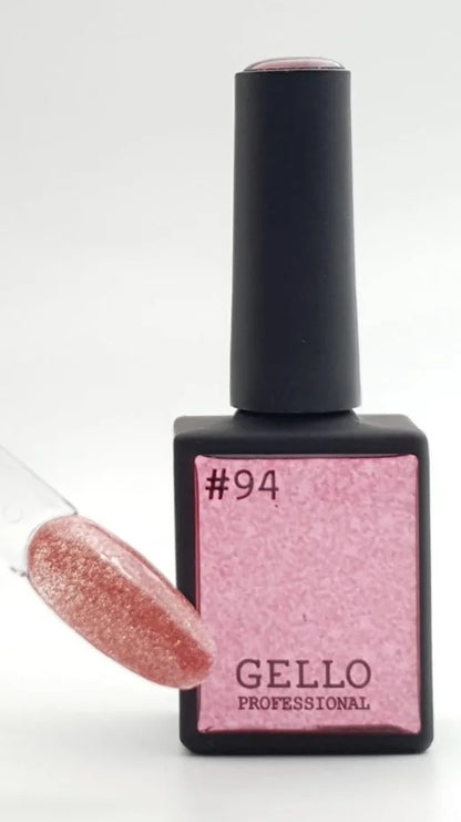 לק ג'ל ג'לו צבע נצנץ פלאש ורוד GELLO  94