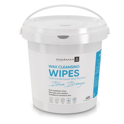 מגבוני שמן להסרת שעווה פארמקס - 400 יחידות ריח בריזה כחולה
