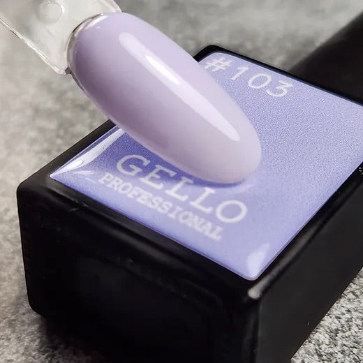 לק ג'ל ג'לו צבע סגול פסטל GELLO 103