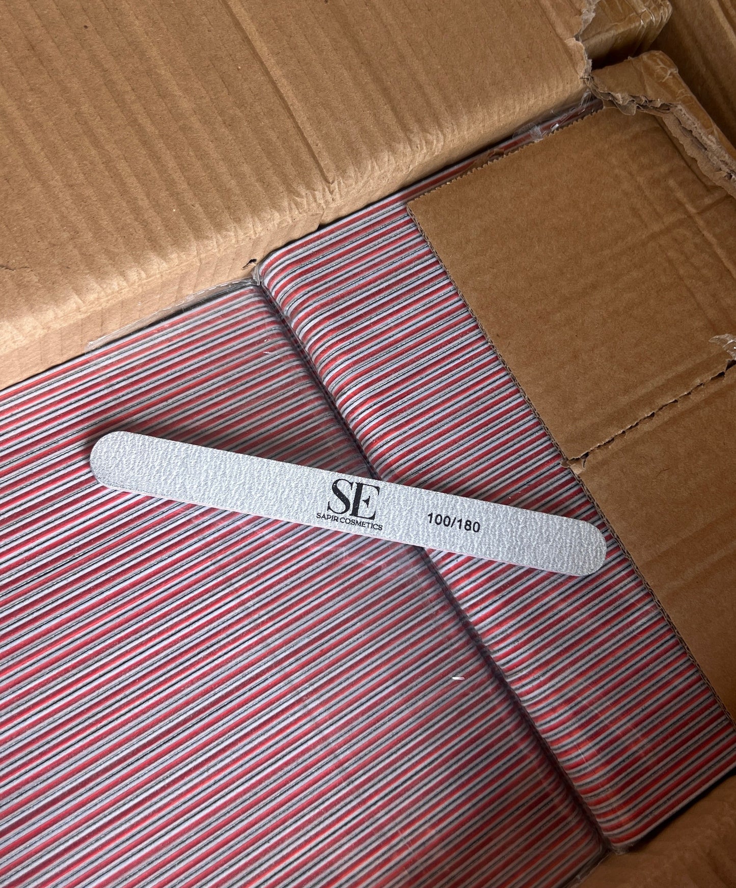 פצירה זברה 100/180 ישרה Zebra nail file