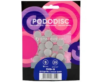 מדבקות ספוג להחלקת הרגל לאחר פדיקור  - סטאלקס - דגם 25 mm