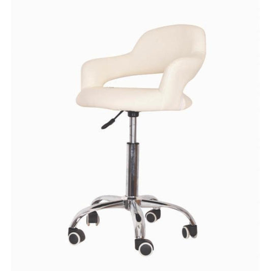 כיסא למניקוריסטית לגבות עם גלגלים