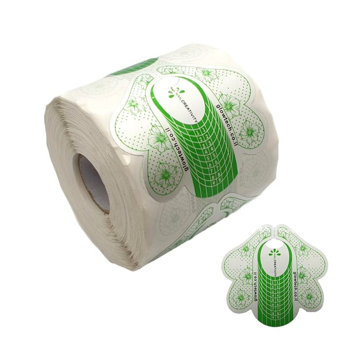 מדבקות להשלמה ציפורניים - 300  תבניות פרפר