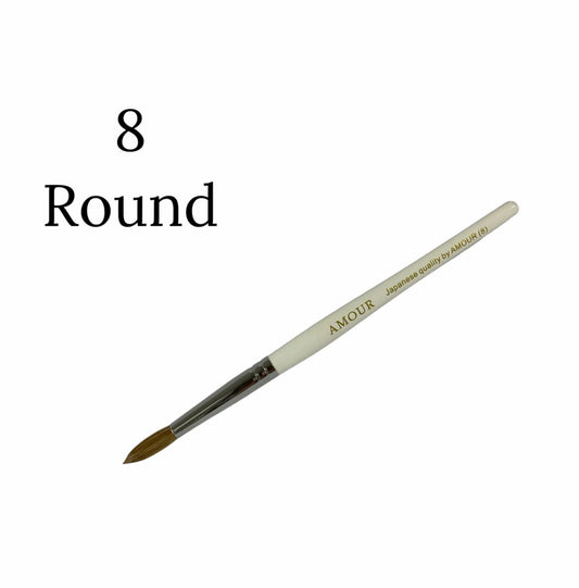 מכחול אקריל של אמור מספר 8 עגול