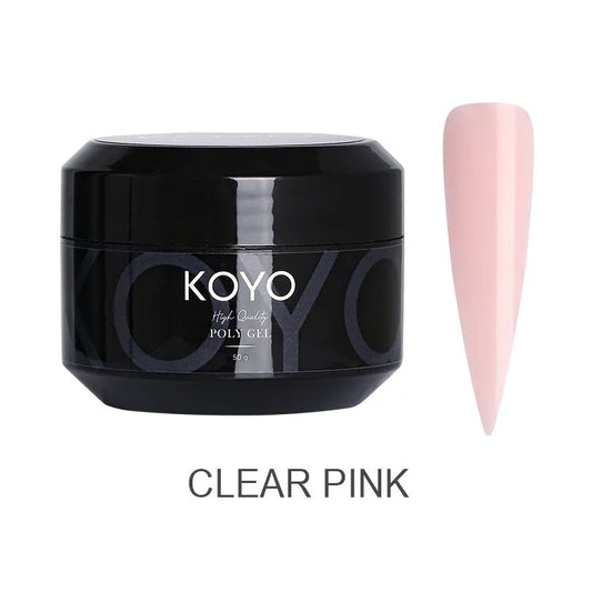 פוליג'ל KOYO clear pink מל 50