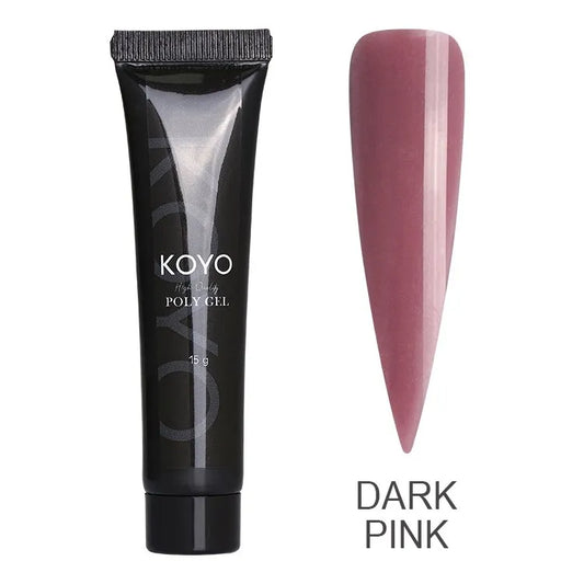 פוליג'ל KOYO dark pink מל 15
