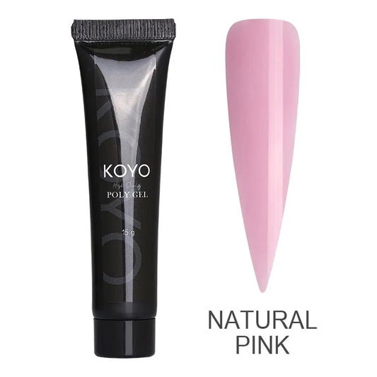 פוליג'ל KOYO natural pink מל 15