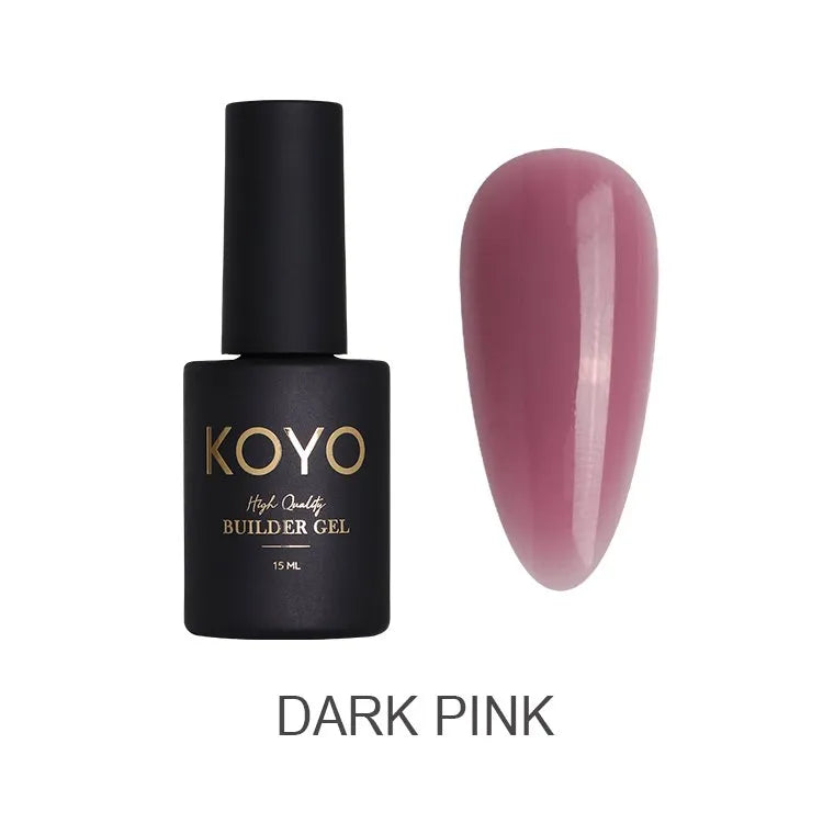 ג'ל בנייה KOYO dark pink מל 15